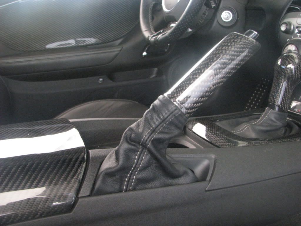 Carbon EBrake Handle & Leather Boot The Carbon Fiber Specialists Modern Camaro Forums